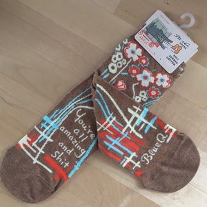 BLUE Q Socks - Tan - Sz 5-10 - NWT